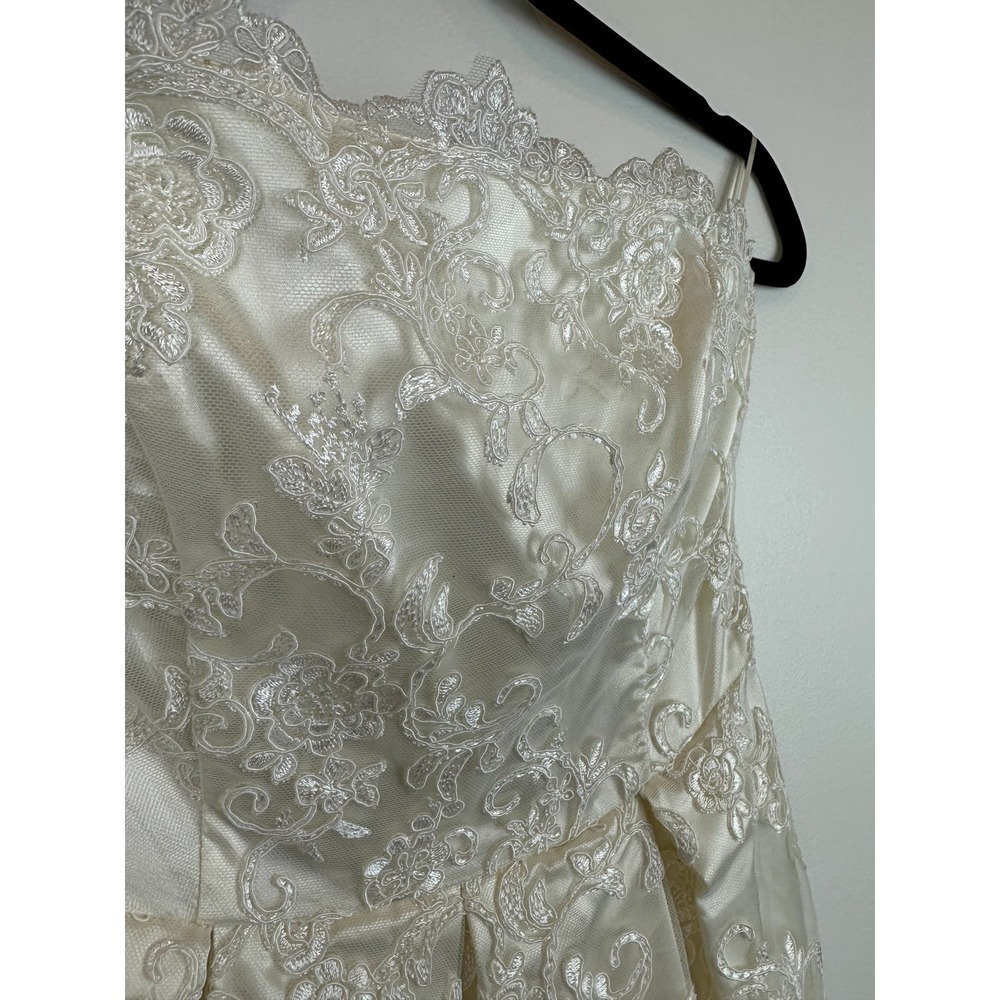 NWOT Eva Franco Off-White Ankle Length Special Occasion Dress - Picture 2 of 6